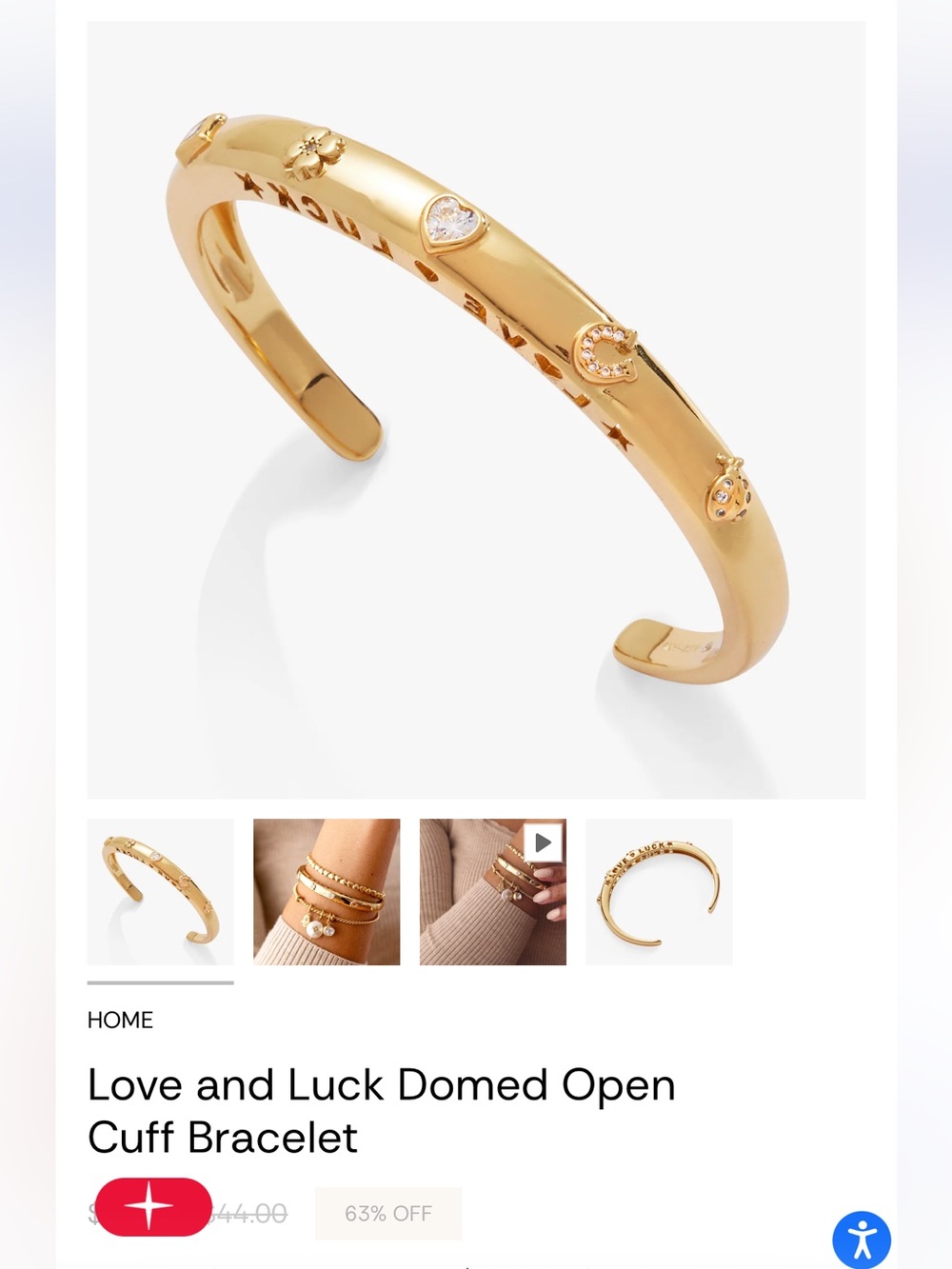 Alex and Ani Gold Cuff Bracelet
